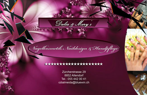 Nageldesign Nagelstudio Ngel feilen Design Nagelkosmetik Nailcosmetic Nailcosmetics Naildesign Nail-Design March Hfe Zrichsee Obersee ---> zur Startseite